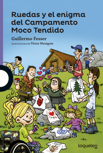 Portada Ruedas y el enigma del Campamento Moco Tendido