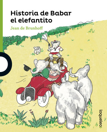 Portada Historia de Babar el elefantito