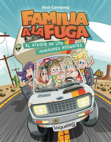 Portada El ataque de los invasores rodantes (Familia a la fuga 4)