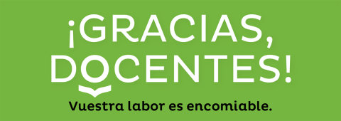 Gracias, docentes