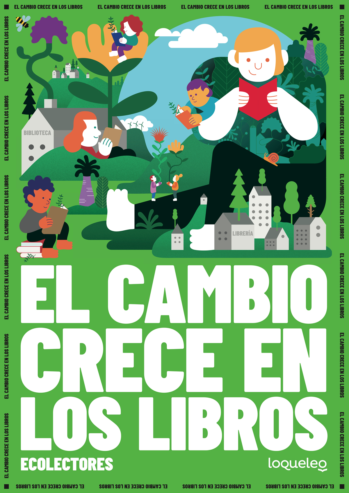 Póster El cambio crece en los libros