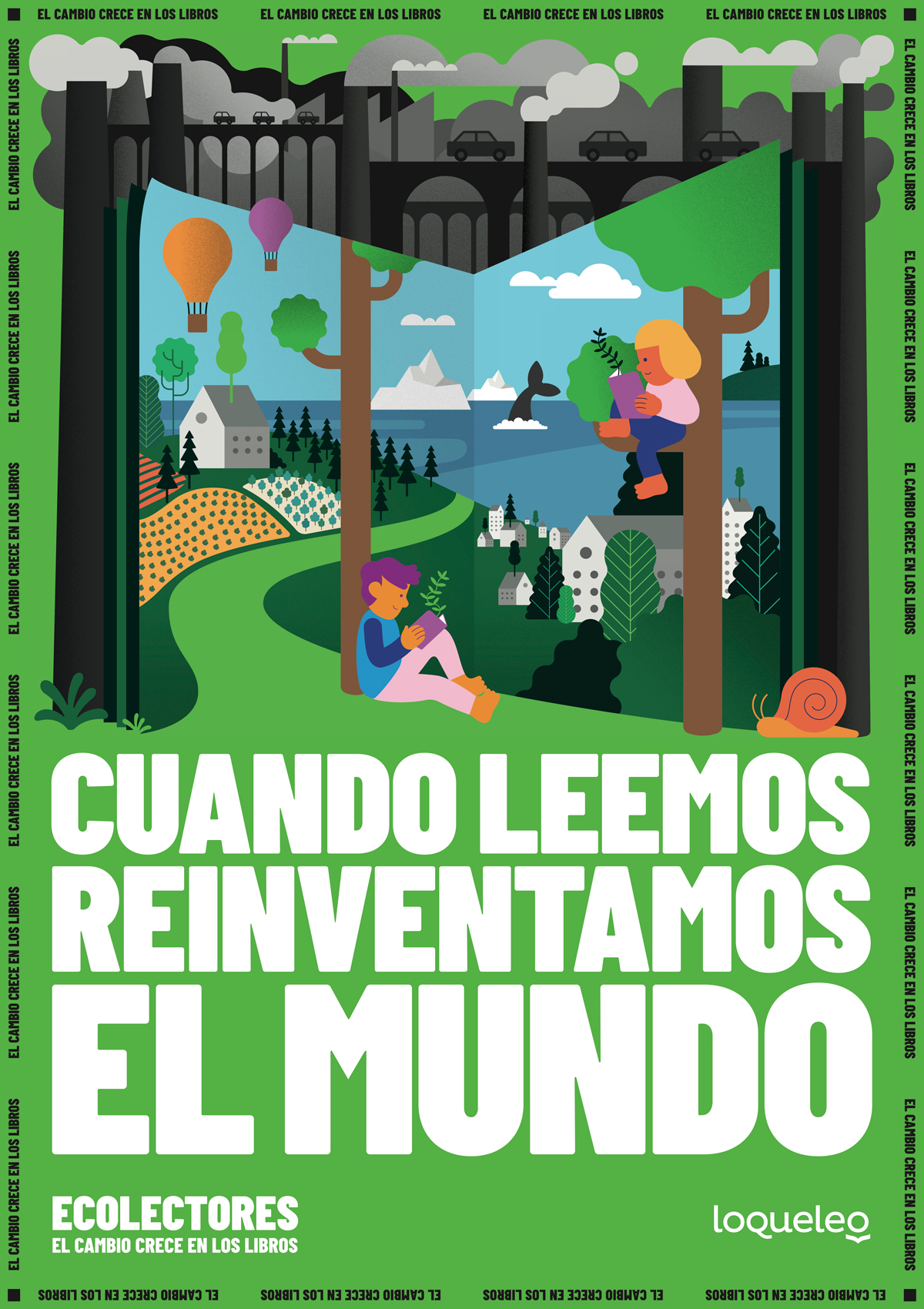 Póster Ecolectores Cuando leemos...