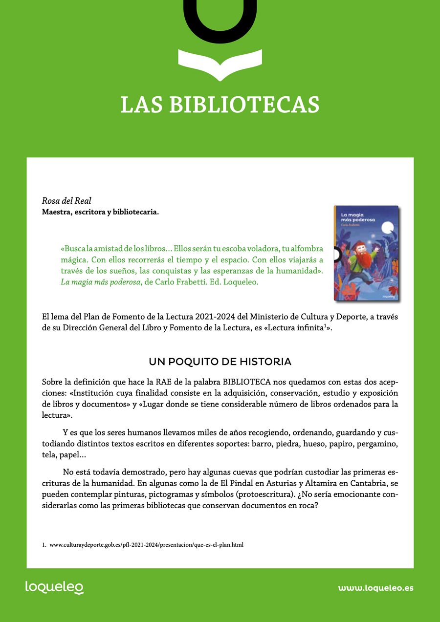 Artículo: Las bibliotecas