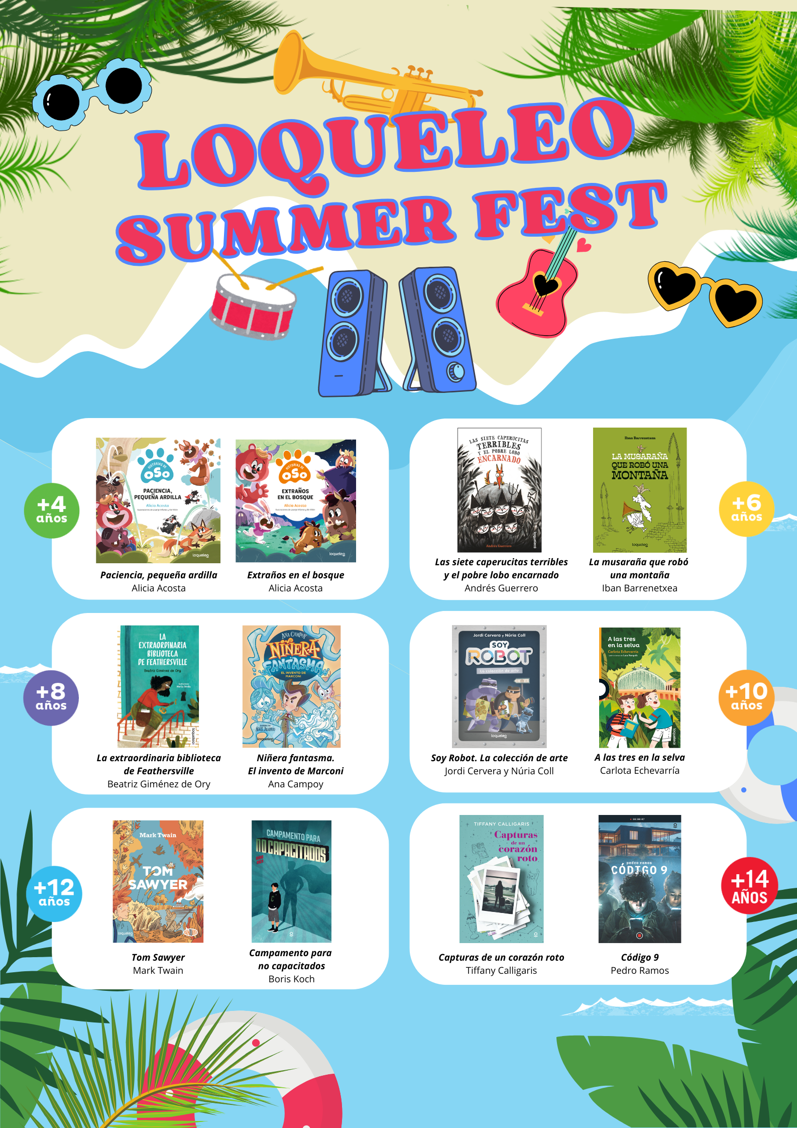 Lecturas de verano Loqueleo 2025